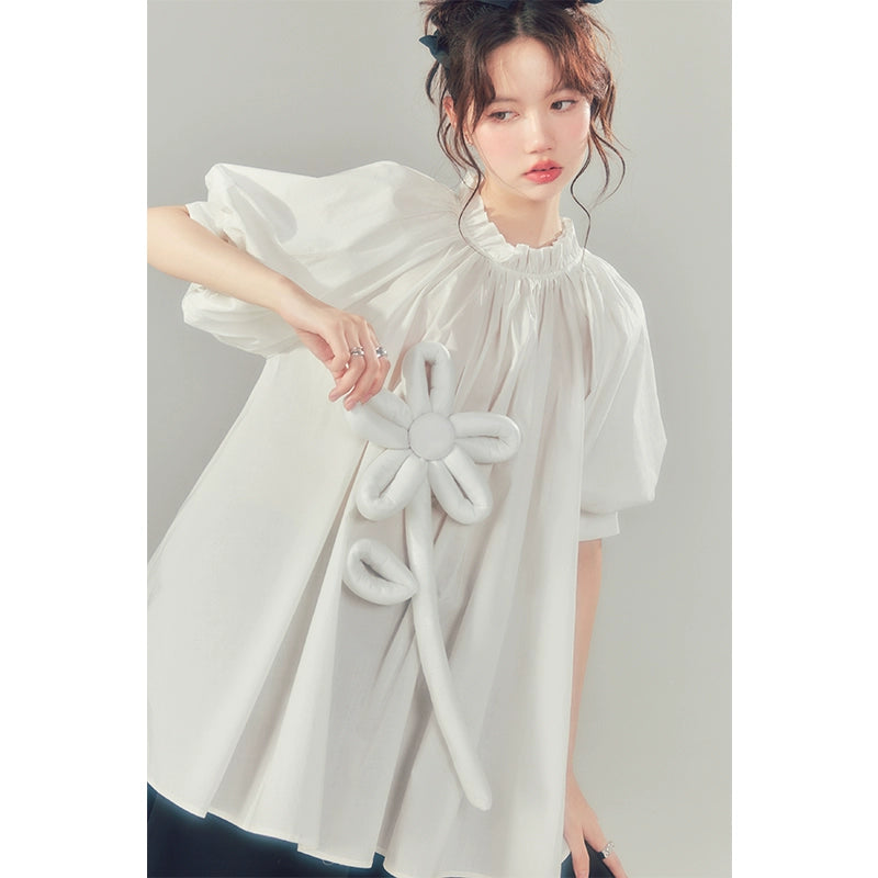 الساتان تعليق -تنورة برعم زهرة