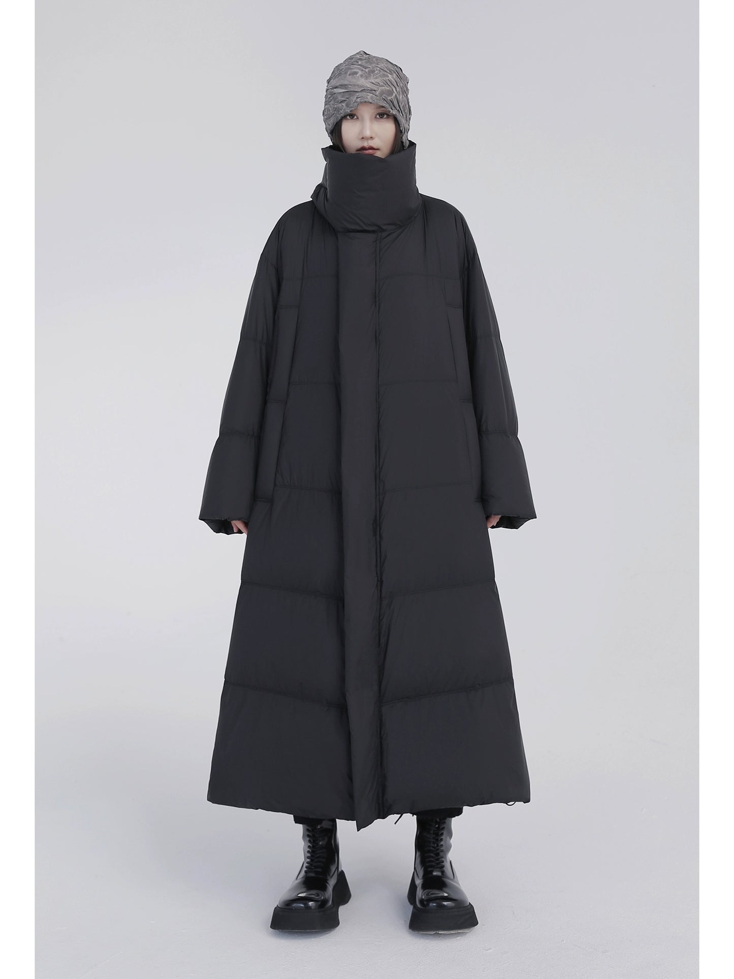 Thickened Stand-Up Collar 90% White Duck Down Jacket (Winter)