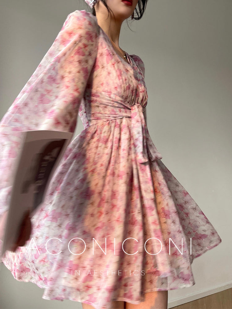 Spring Floral Mini Dress