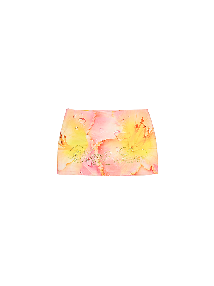 Vacation Floral Print Anti-Slip Slim Maxi Skirt – Summer Hip Hugging Style