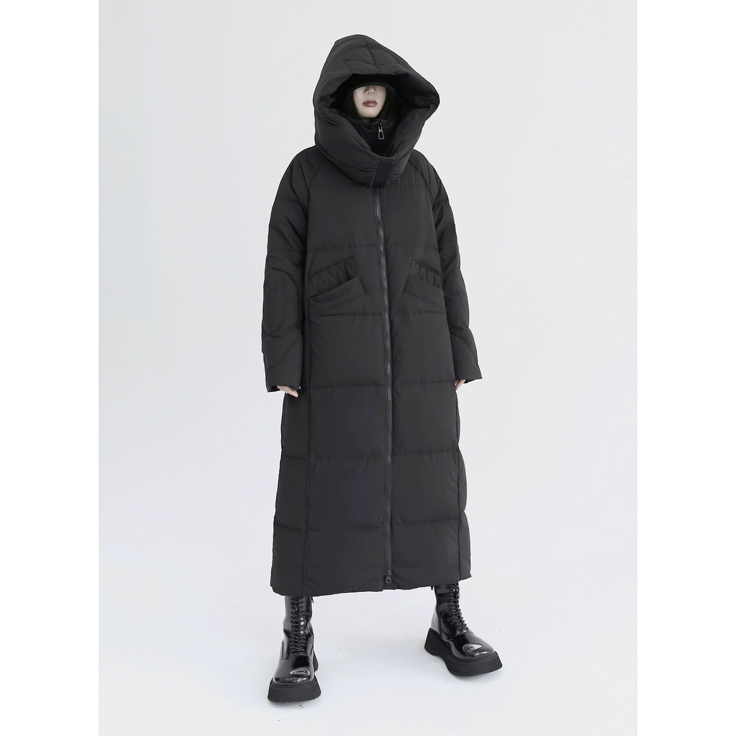 Oversized Lazy Thickened White Duck Down Jacket (Winter Edition)