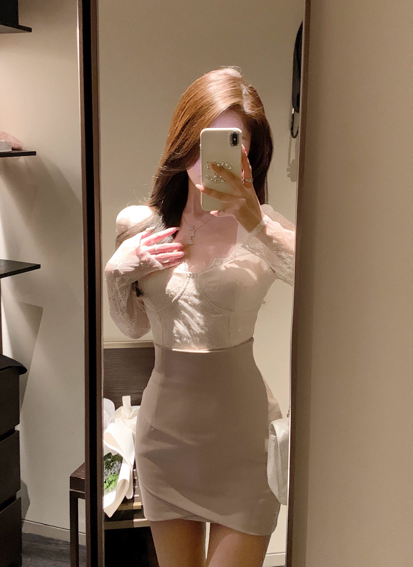 Hip Wrap Skirt by Jiangnan Beauty