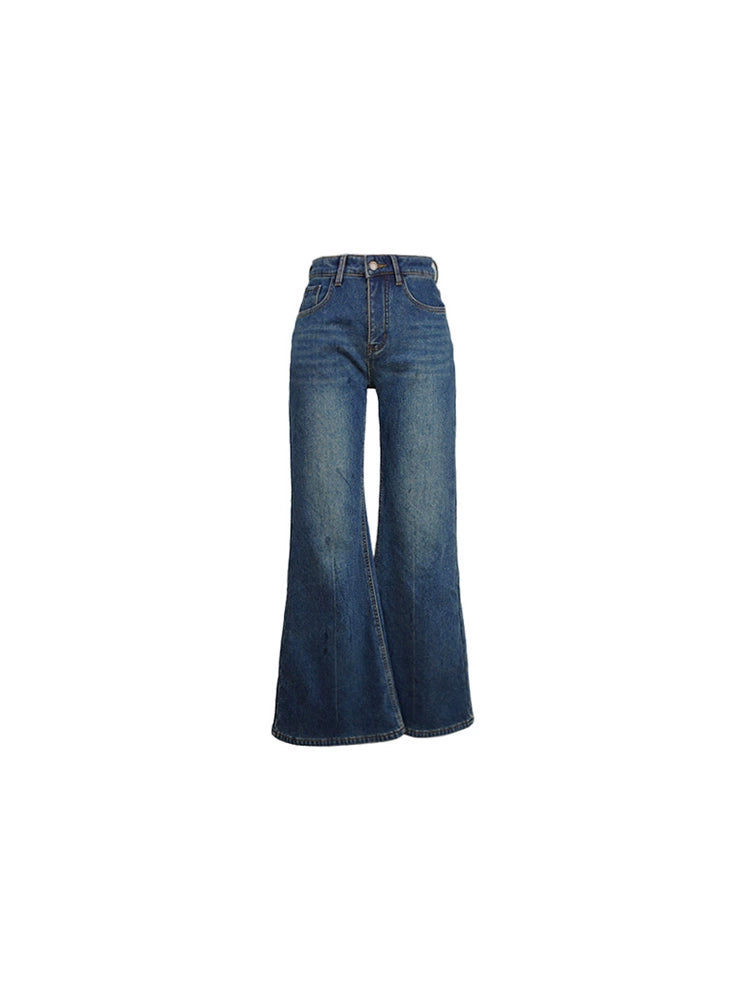 Thin Fleece-Lined Jeans – Double 11 Boot Mop Style