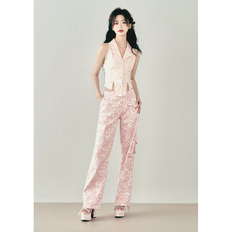 Pink Off Shoulder Strap Top