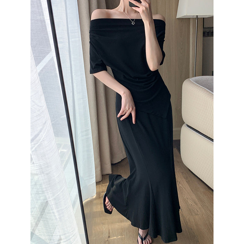 Slimming High Waist Knit Skirt