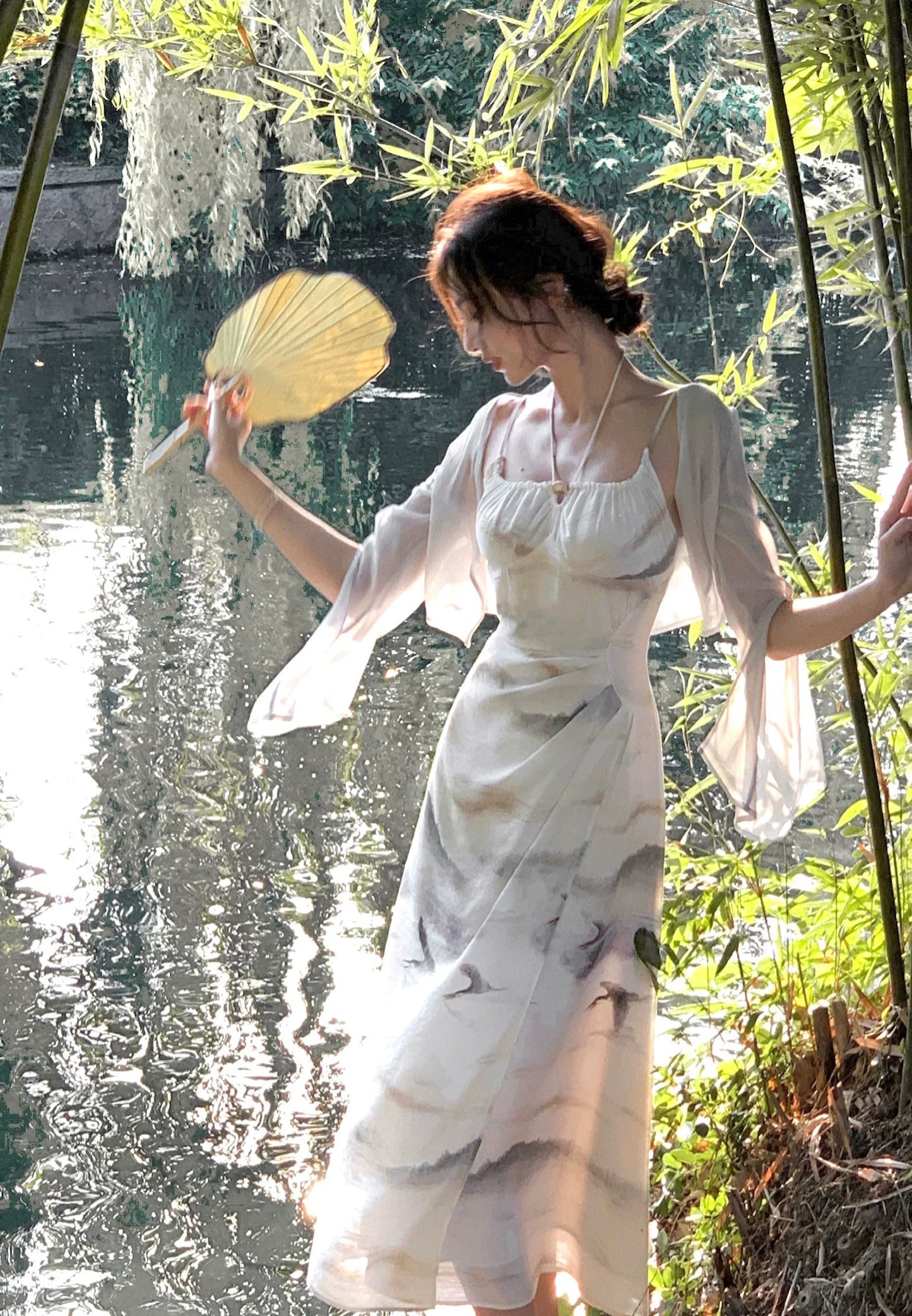 showa xianxia 인쇄 드레스