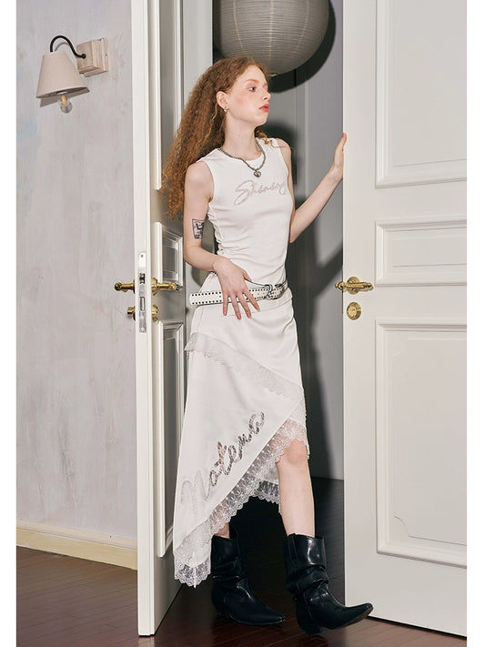 জরি ঠালা অপ্রতিসম ট্যাংক শীর্ষ