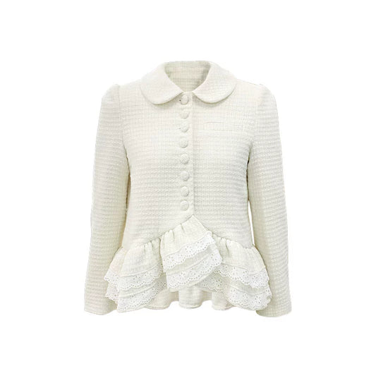 Juego de traje de dobladillo de encaje