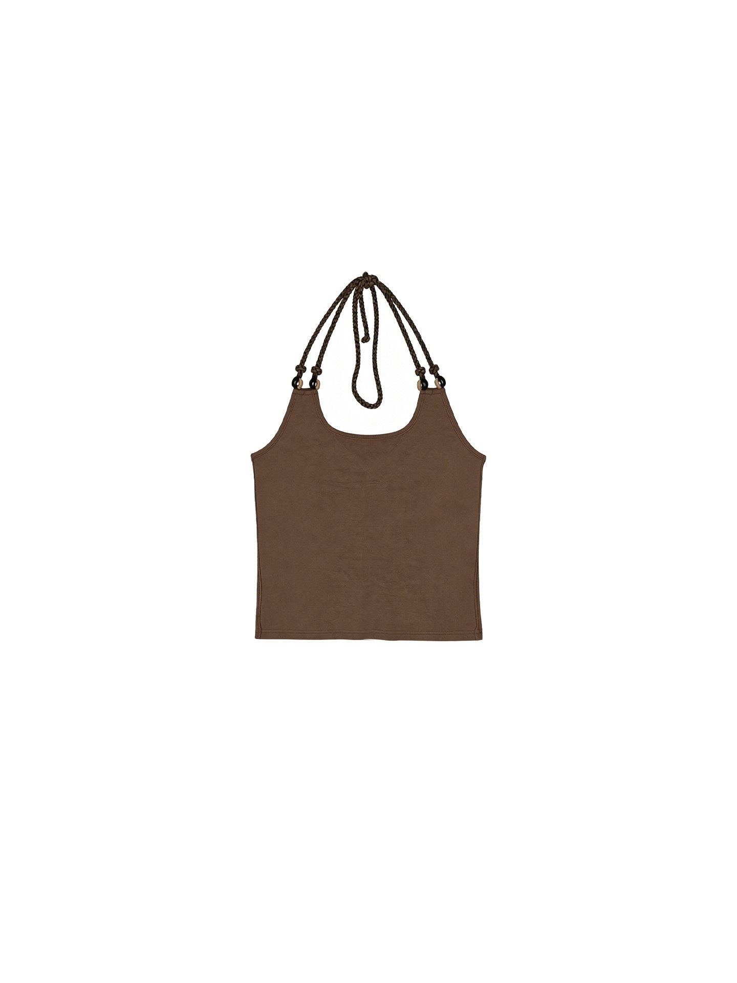 Amber Fleeting Years Beaded Halterneck Camisole