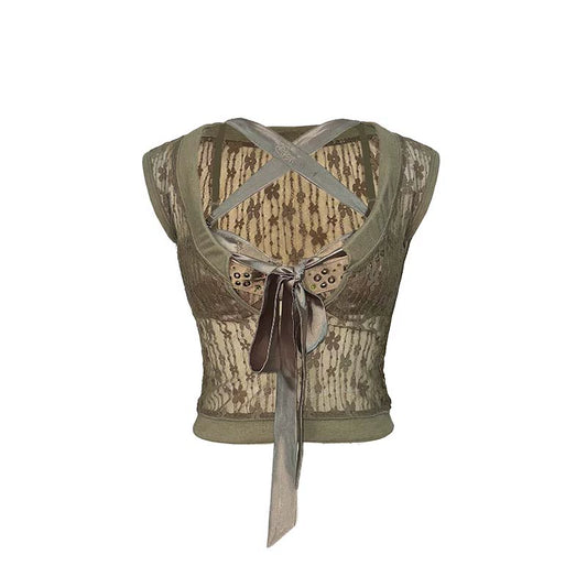 Reggiseno in pizzo con set di coperture esterne