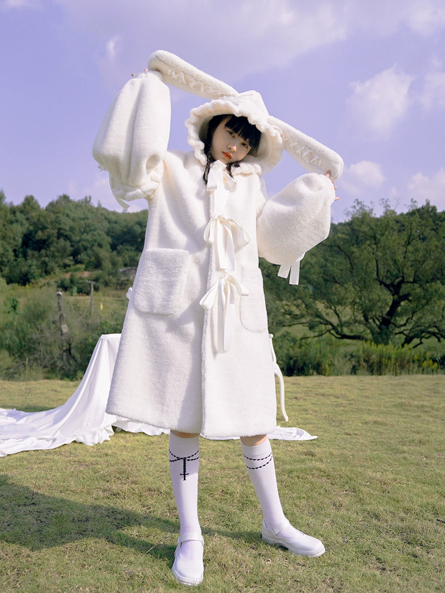 Rabbit Ear Cotton Coat