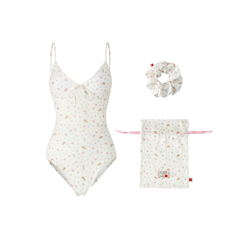 Set costumi da bagno fiore angelo