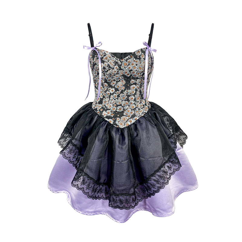 Black Swan Lace Dress