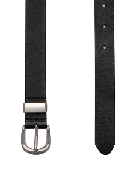 24SS Top-Layer Cowhide Silver Vintage Metal Buckle Belt Versatile Belt Women