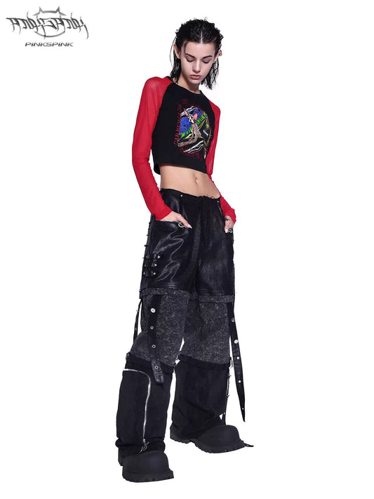 SPHYNX CAT Mesh Rock Shirt – Slim Fit Babes Girl Group Vibes