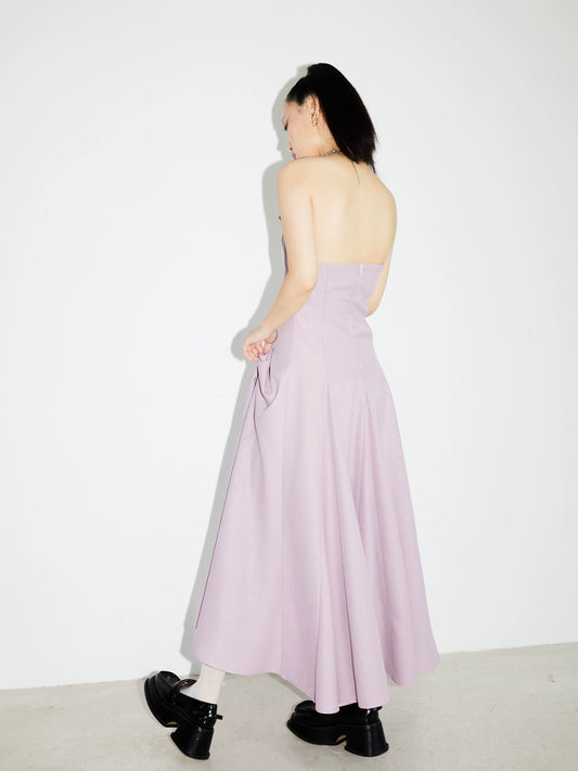 Robe bustier taille haute style Hepburn