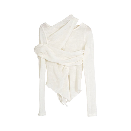 Круглая шерстяная вязаная шерсть: осень/зима