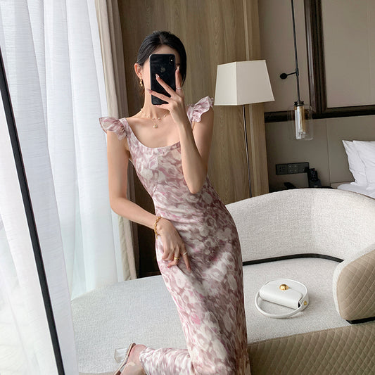 Flying Sleeves Long Dress