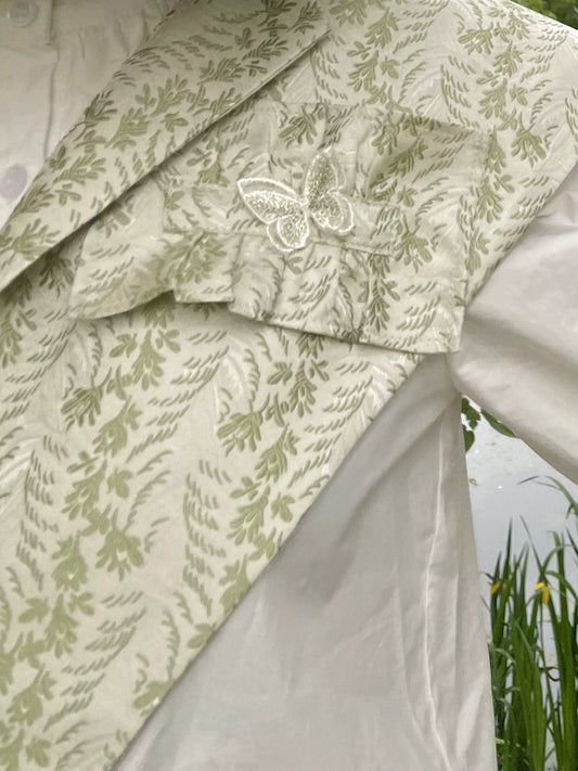 틈새 슈트 숄 & 스커트