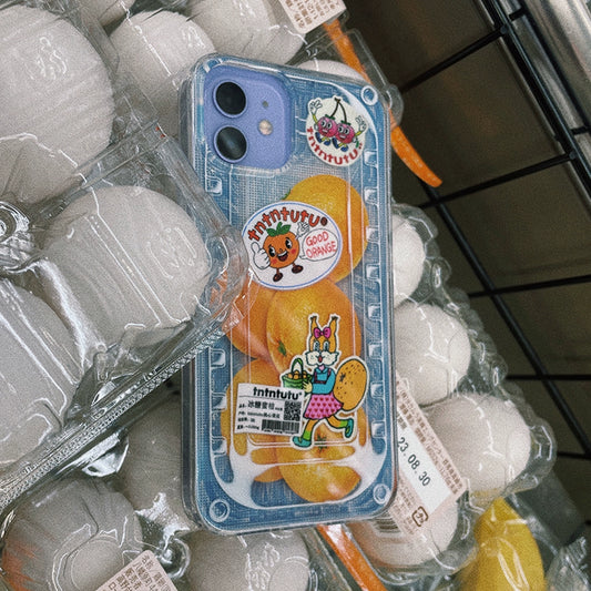 Vintage Orange iPhone Case