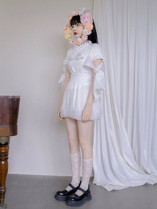 شورت القوس seersucker