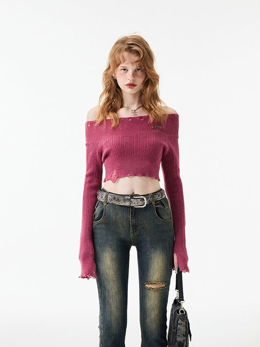 Top de hombro para la piel