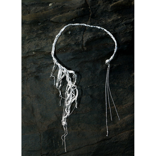 Anliu Fufeng Suo 925 Серебряное ожерелье