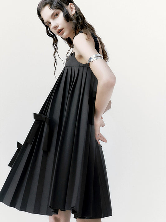 Summer Pleated Sling Dress: Original