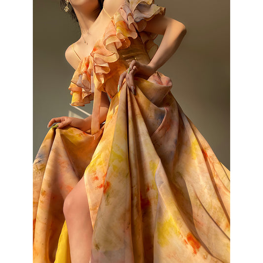 Resort Print Camisole Dress