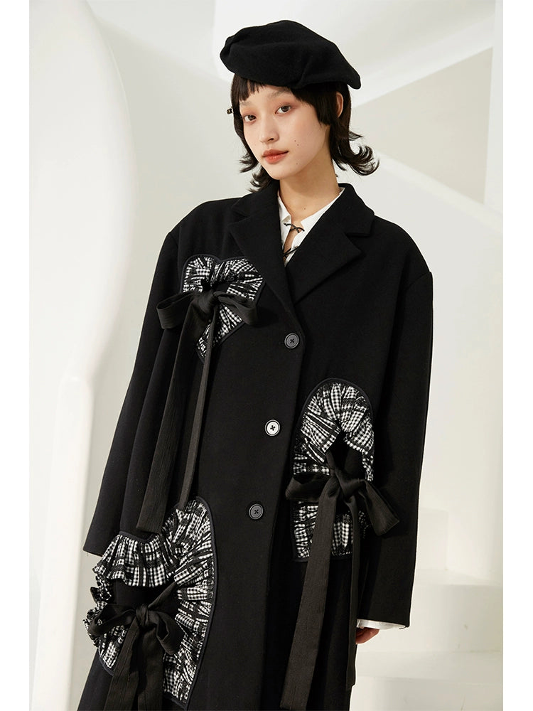 Love Love -sphed -spit fit woolen coat