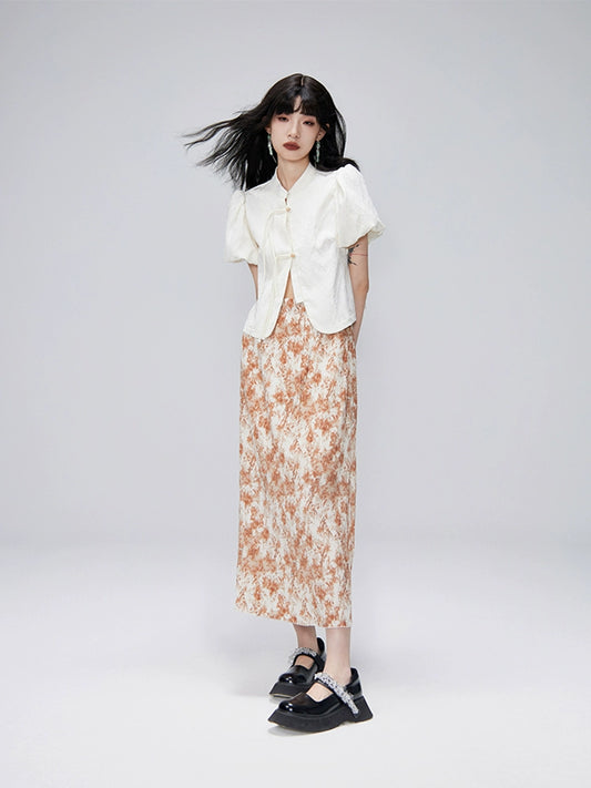 Ensemble chinois multicolore Guanhe