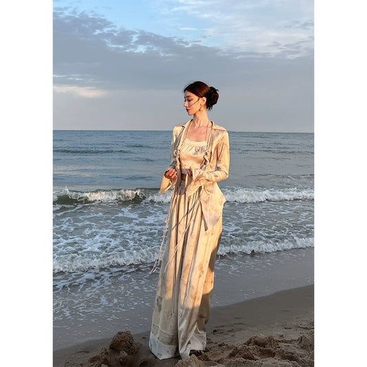 Французская романтическая рубашка для печати: осень