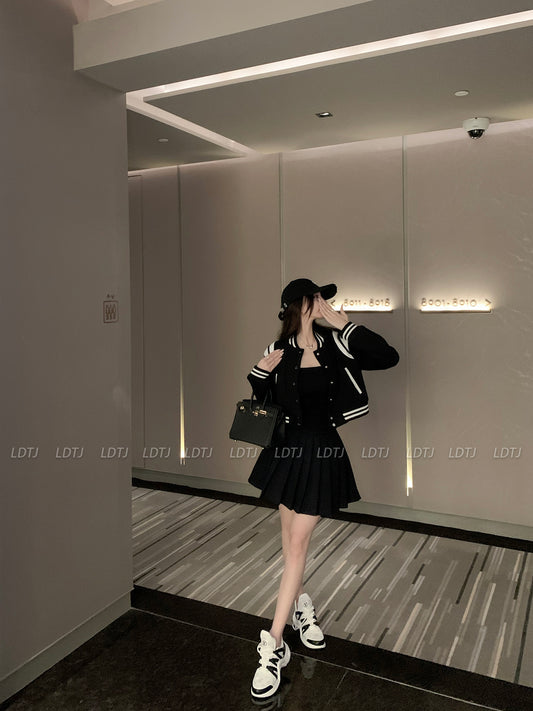 Chic College Jacket & Skirt