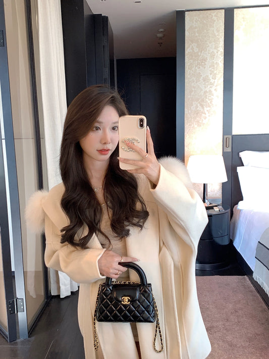 Double Wool Coat by Winter Snow