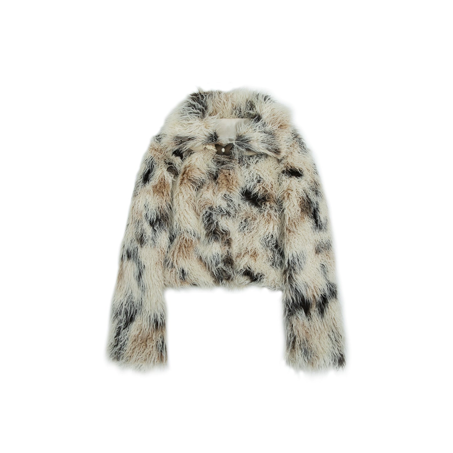 Halo Dye Short Fur Winter Coat
