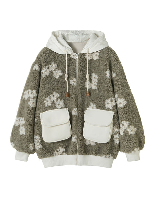 غلاف السحابة -معطف الكاكي الصوفي