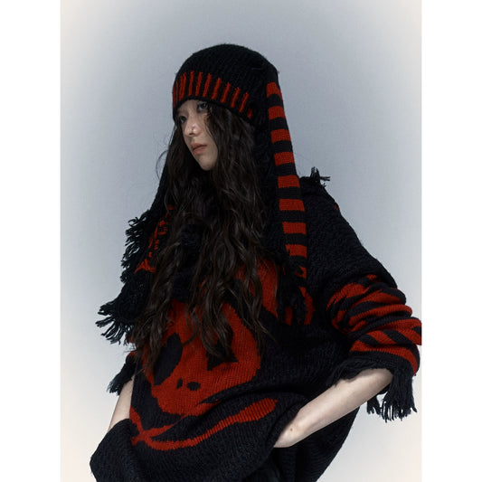 Y2K Rabbit Ear Woolen Hat