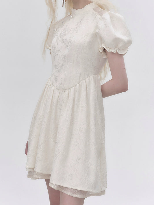 Sequin Slim Puffy Skirt