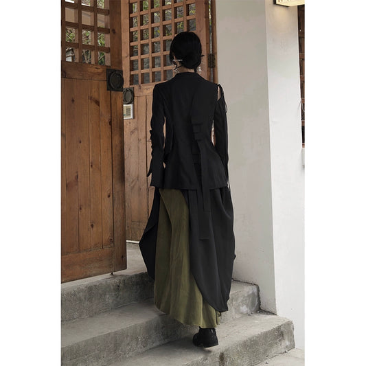 Contrast Color Half Юбка: весна