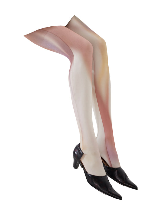 Autumn Blaze Print Pantyhose