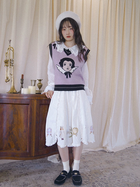 السترة المطبوعة الملاك