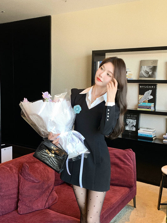 Black Suit Dress by Berlin Memories