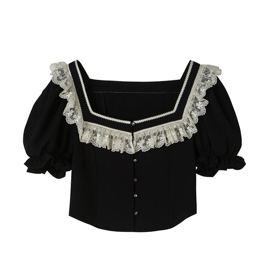 أسود ورمادي مشقوقة -سروال مريكو مريكو