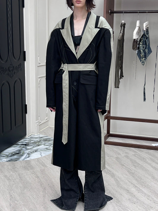 ডেনিম প্যাচওয়ার্ক ফ্যাব্রিক প্যাচওয়ার্ক উইন্ডব্রেকার