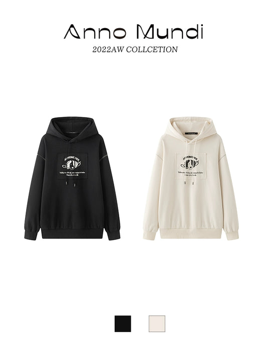 Dog Embroidery Contrast Sweater