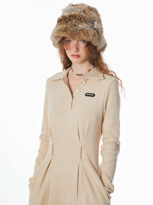 Slim Fit Underlay Knitted Dress