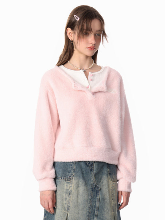 Gentle Glutinous Milk Fufu Sweater