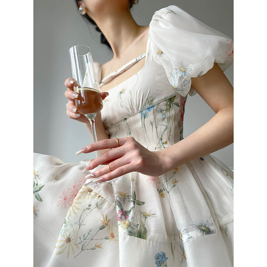 French Dress Short & Long Skirt