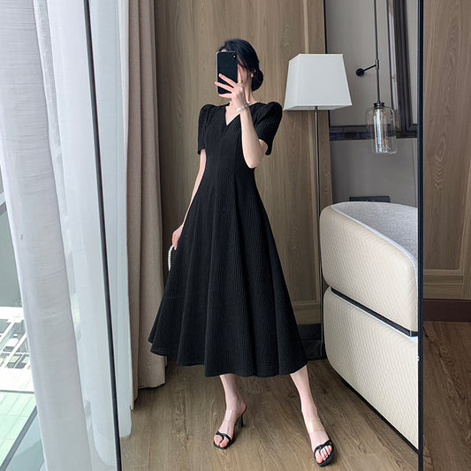 French Waist Hepburn Dress