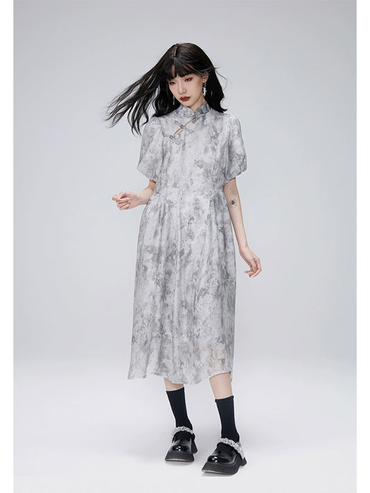 ثوب صيفي مطبوع